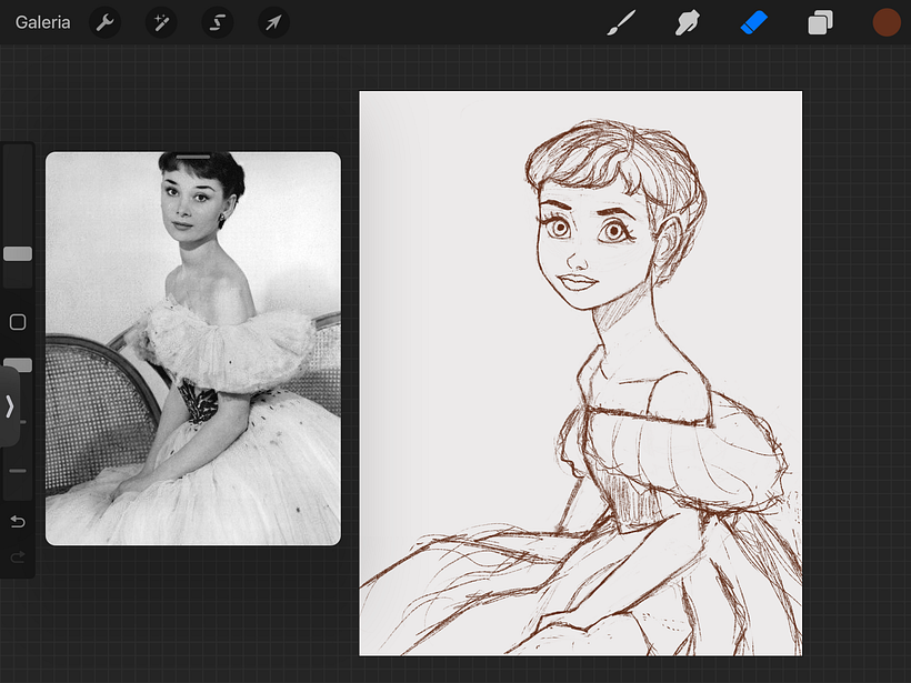 Meu projeto do curso: Criação de retratos estilizados com seu próprio estilo - Diseño de personajes