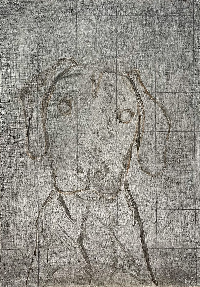 Mi proyecto del curso: Retrato realista de mascotas con pintura al óleo 4