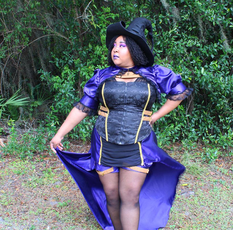 Witch Costume from Simplicity pattern (upsize project) 1