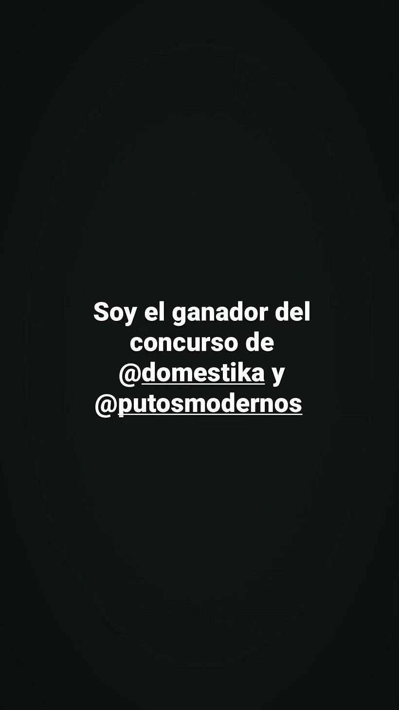 Ganador del concurso de putos modernos, si lo hubiera, tuviera tiempo, quisiera, se diera... 1
