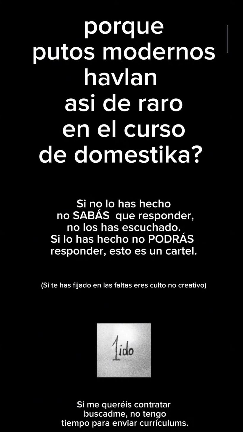 Ganador del concurso de putos modernos, si lo hubiera, tuviera tiempo, quisiera, se diera... 4