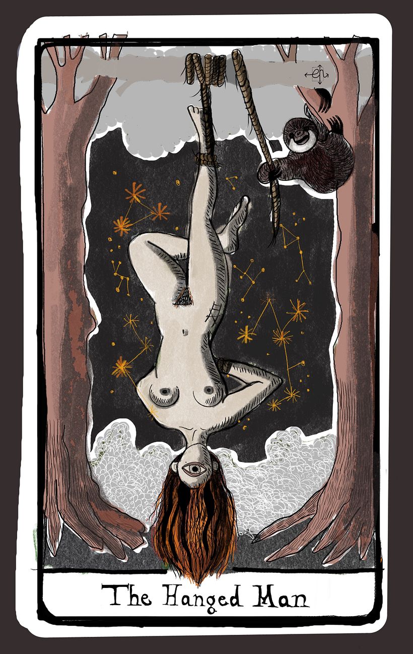 My project for course: Illustration for Tarot: Crafting Your Signature Style - Dibujo