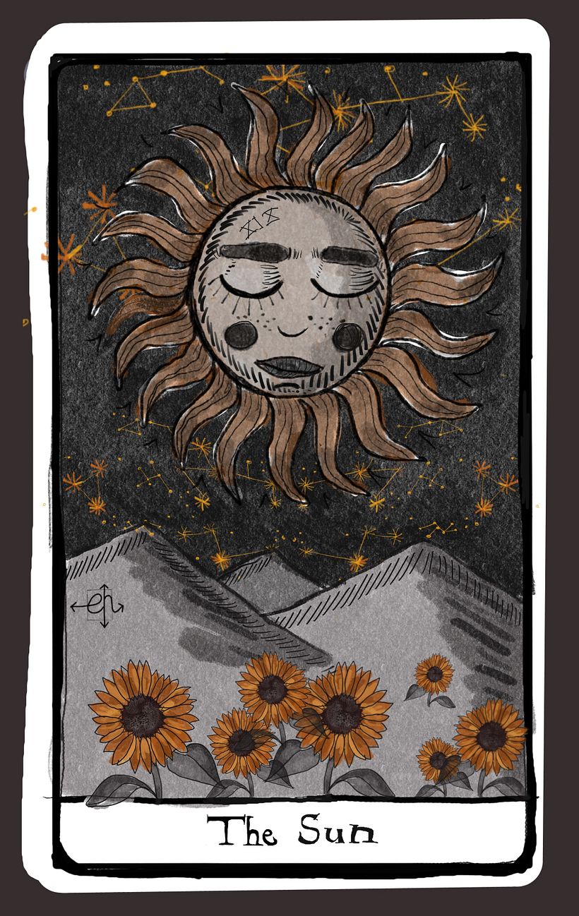 My project for course: Illustration for Tarot: Crafting Your Signature Style - Dibujo