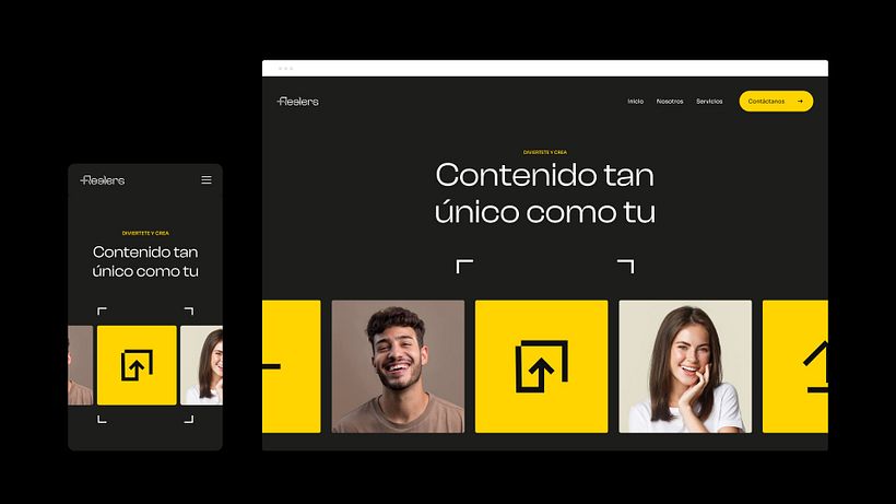 Reelers Landing e Identidad Visual 9