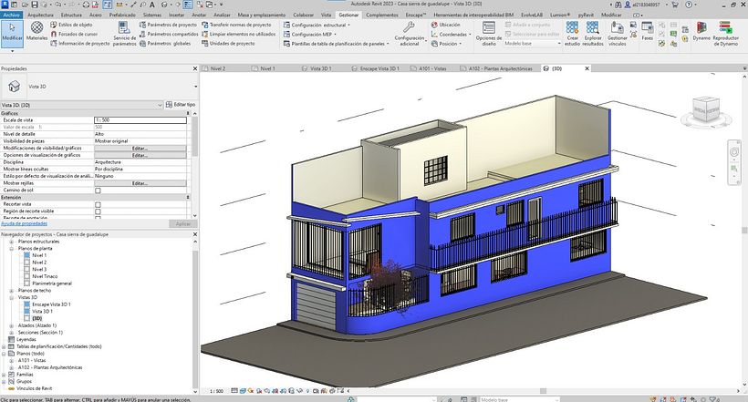 My project for course: 3D Architectural Design and Modeling with Revit 2