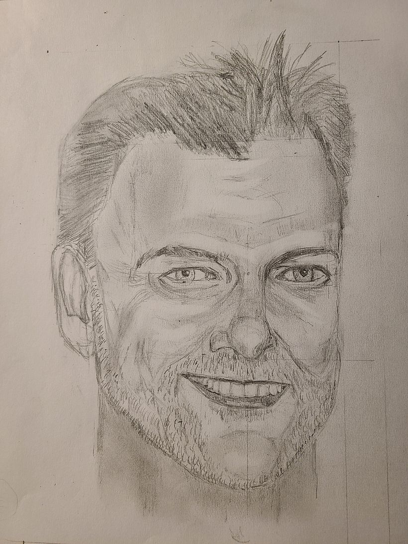 My project for course: Figure Drawing: The Human Head.  Drawing of Ray Stevenson  4