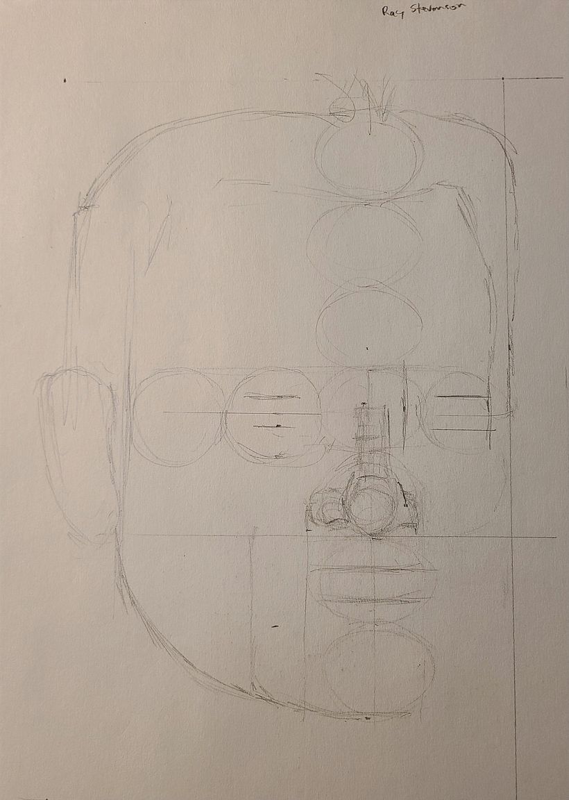 My project for course: Figure Drawing: The Human Head.  Drawing of Ray Stevenson  6