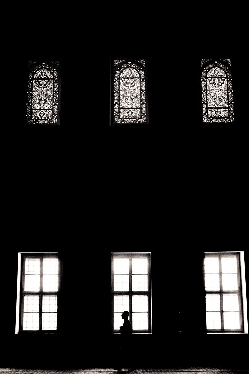 Sabanci Central Mosque (Black & White) 2