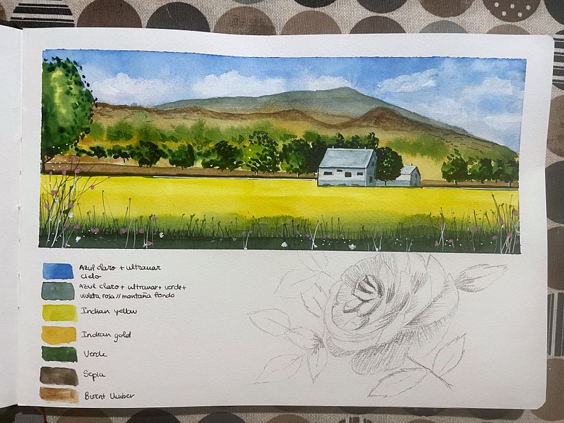 Mi proyecto del curso: Cuaderno de viaje en acuarela 2