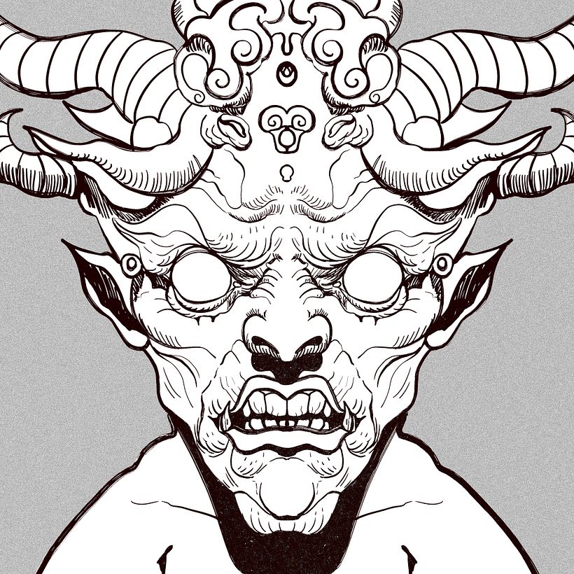 Sketchbook: Symmetrical Portraits - 01 1