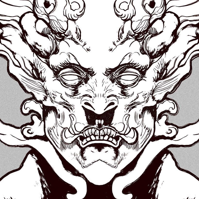 Sketchbook: Symmetrical Portraits - 01 4