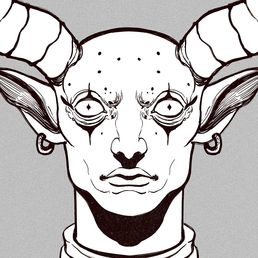 Sketchbook: Symmetrical Portraits - 01 5