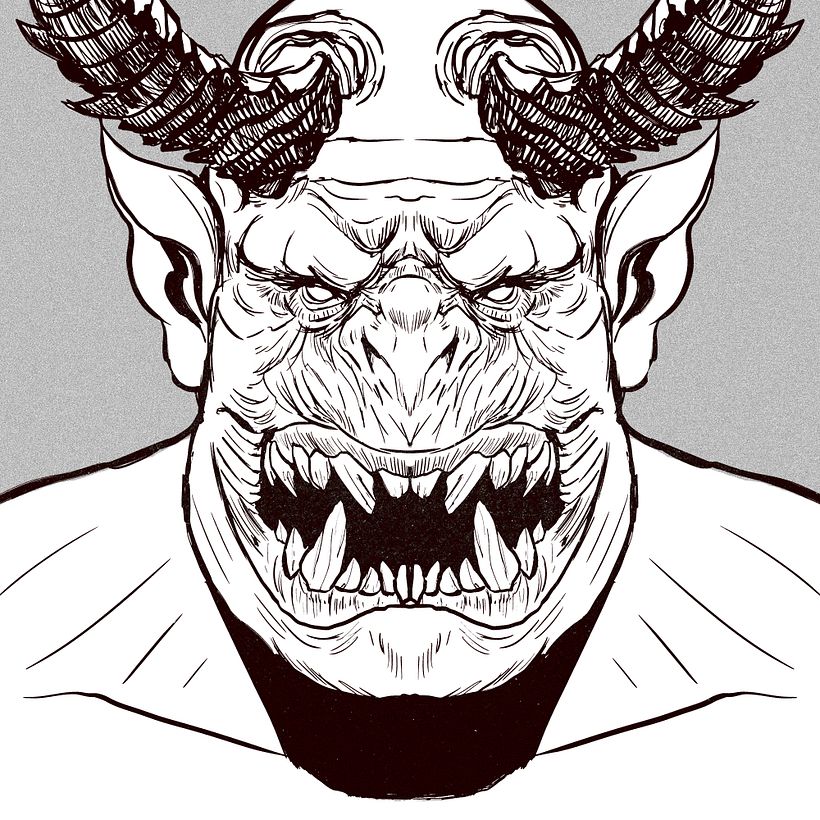 Sketchbook: Symmetrical Portraits - 01 6