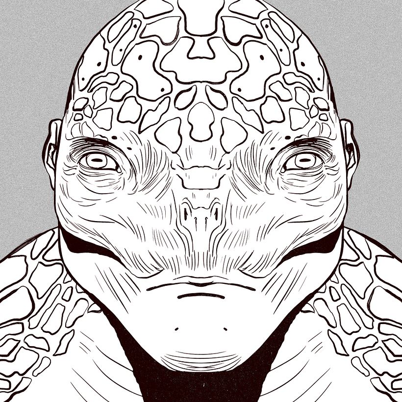 Sketchbook: Symmetrical Portraits - 01 9
