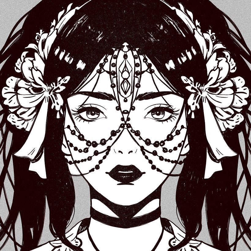 Sketchbook: Symmetrical Portraits - 01 11