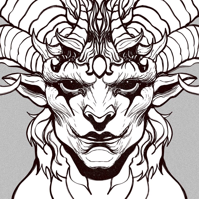 Sketchbook: Symmetrical Portraits - 01 13