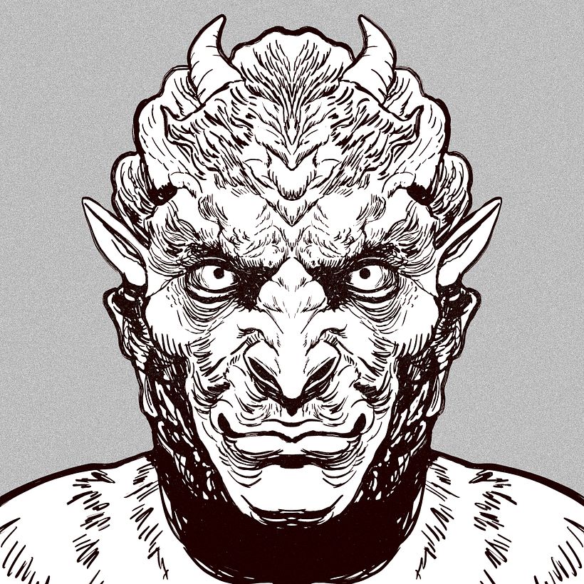 Sketchbook: Symmetrical Portraits - 01 14