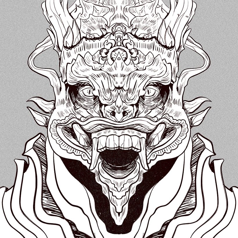Sketchbook: Symmetrical Portraits - 01 16