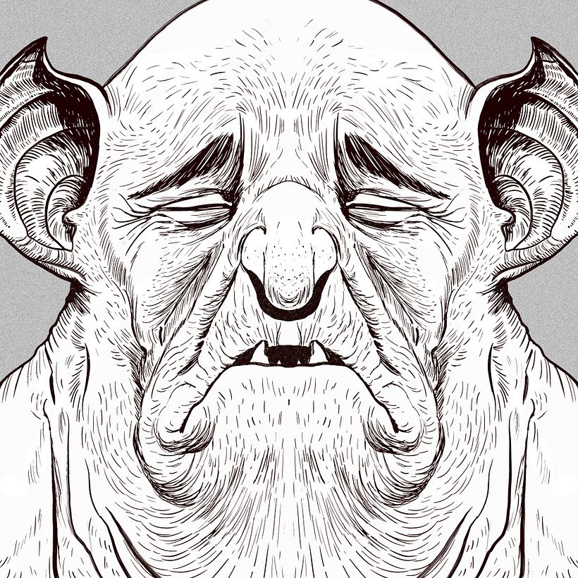Sketchbook: Symmetrical Portraits - 01 19