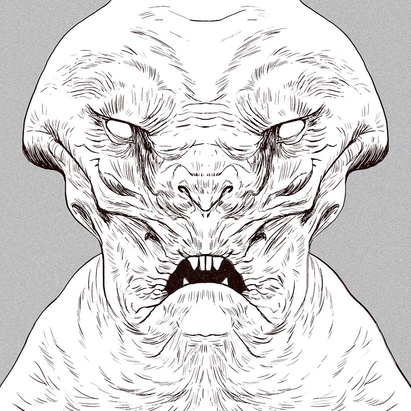 Sketchbook: Symmetrical Portraits - 01 20