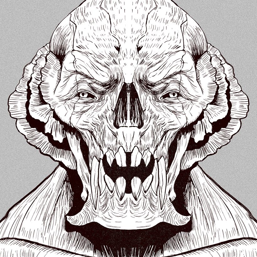 Sketchbook: Symmetrical Portraits - 01 22