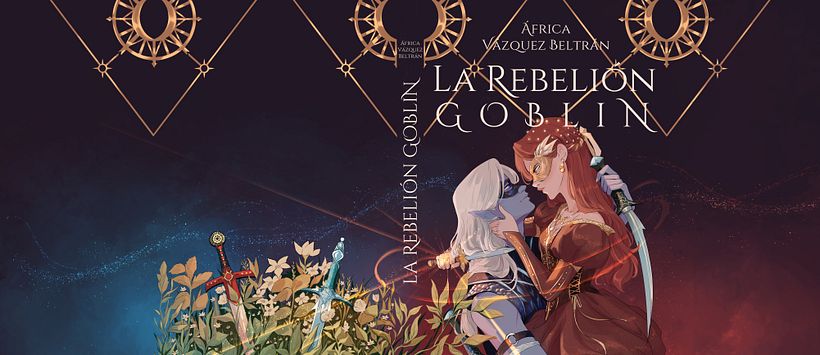 Cubierta "La rebelión goblin" de África Vázquez Beltrán. Por Nocturna Editorial (2023)