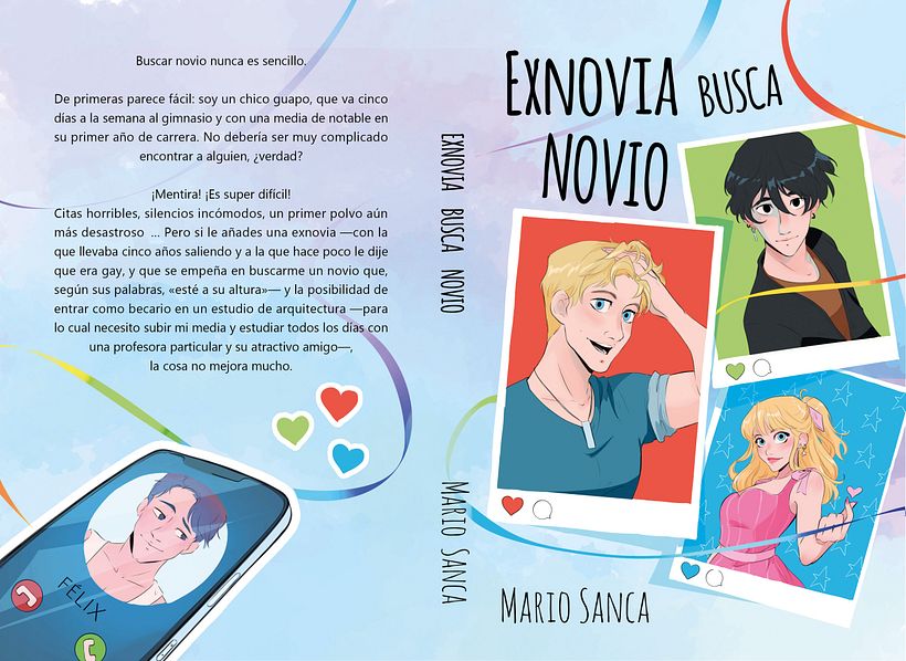 Cubierta "Exnovia busca novio" de Mario Sanca (2023)