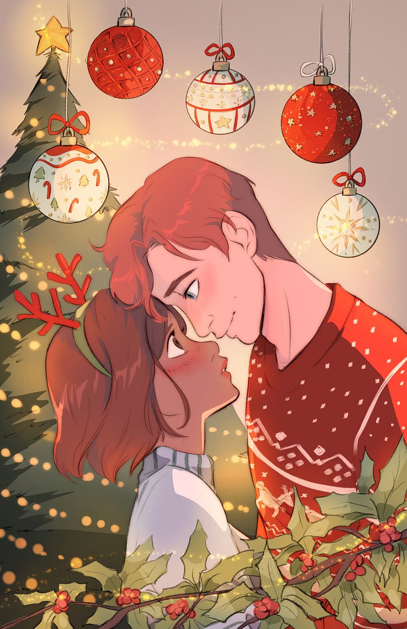 Portada "La tête dans le sapin" de Nadège Margaud (Editions Bookmark 2023)