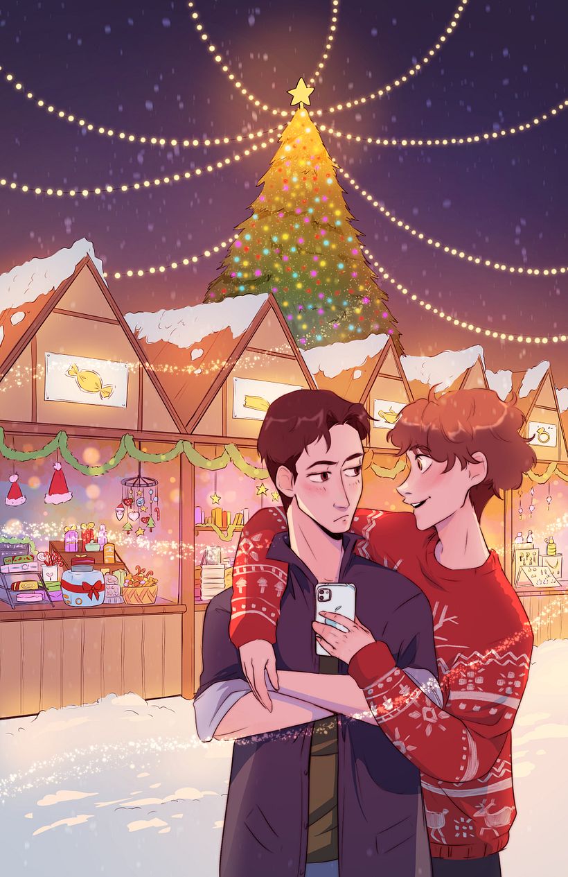Portada "L’ingrédient secret pour un Noël parfait" de Valentine Stergann (Editions Bookmark 2023)