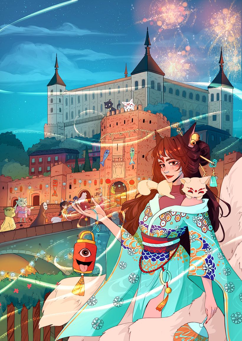 Toledo Matsuri. Cartel para la edición de 2024