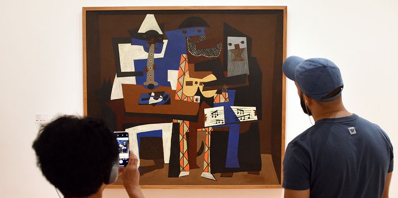 "Tres músicos", de Pablo Picasso
