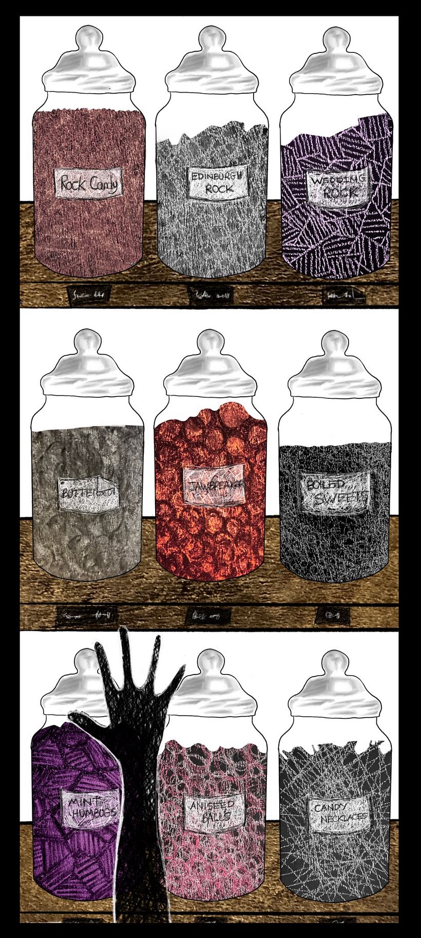 sweet Shop Scratching. 