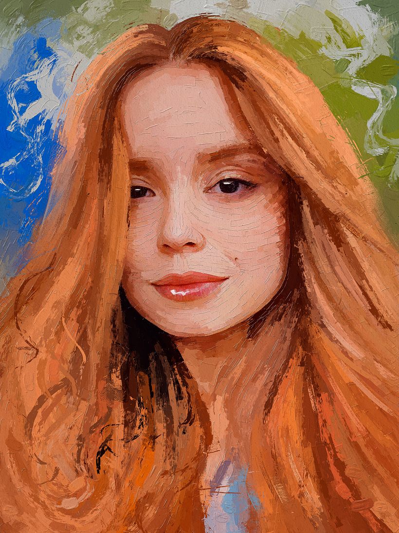 My project in Portrait Painting: Grayce Kelly - Nothingrace by Rod Lovell 4