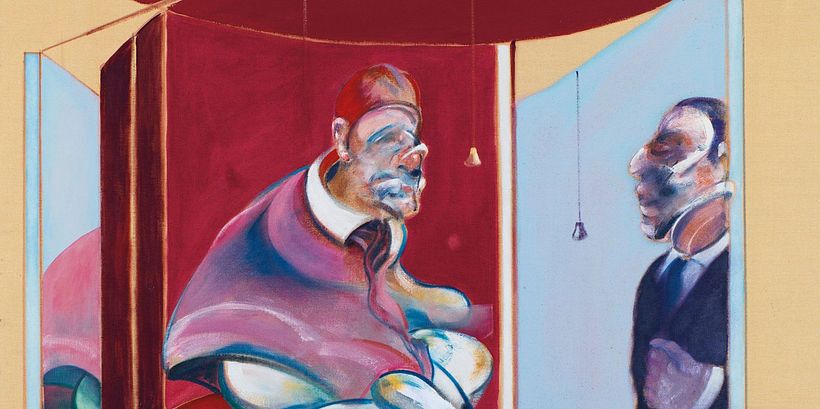 "Study for Red Pope second version 1971"