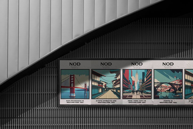 Pósters publicitarios de Nod Trips