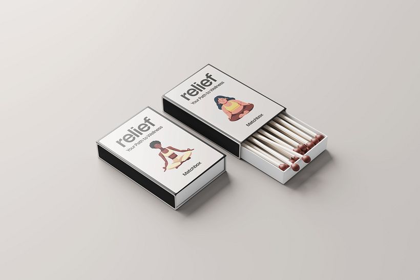 Caja de cerillas Relief