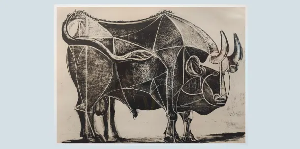 "The bull", Pablo Picasso