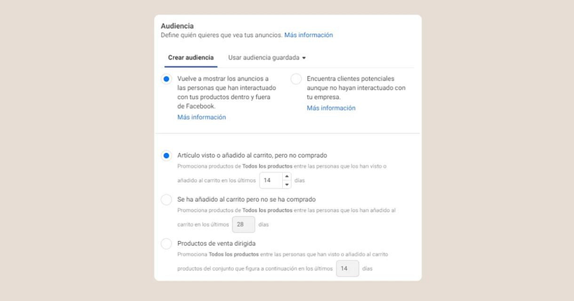 Estrategias de remarketing.