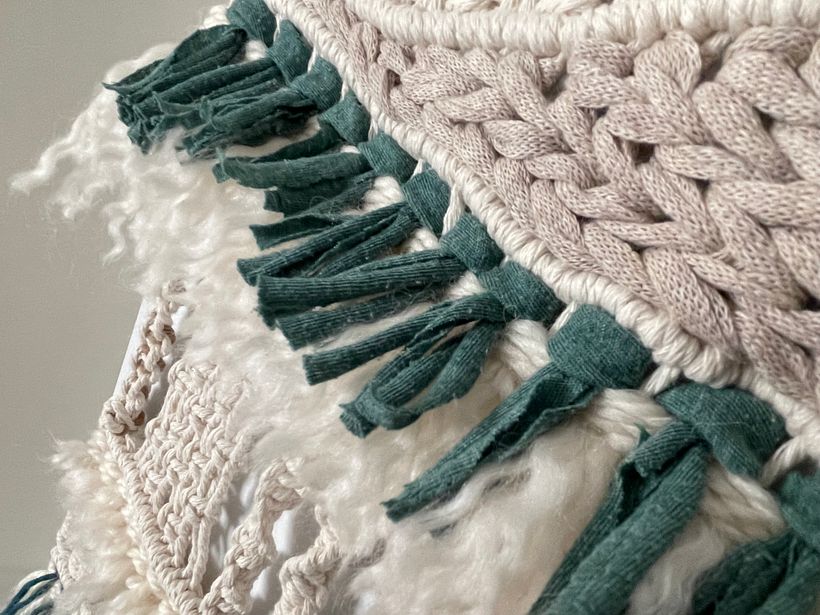 Mi proyecto del curso: Introducción al macramé: creación de un tapiz decorativo 4
