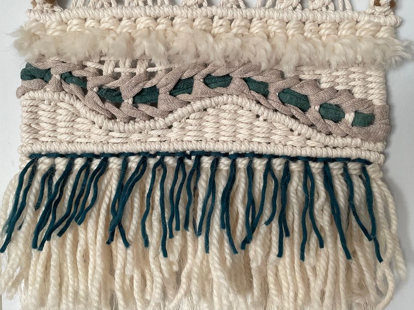 Mi proyecto del curso: Introducción al macramé: creación de un tapiz decorativo 5