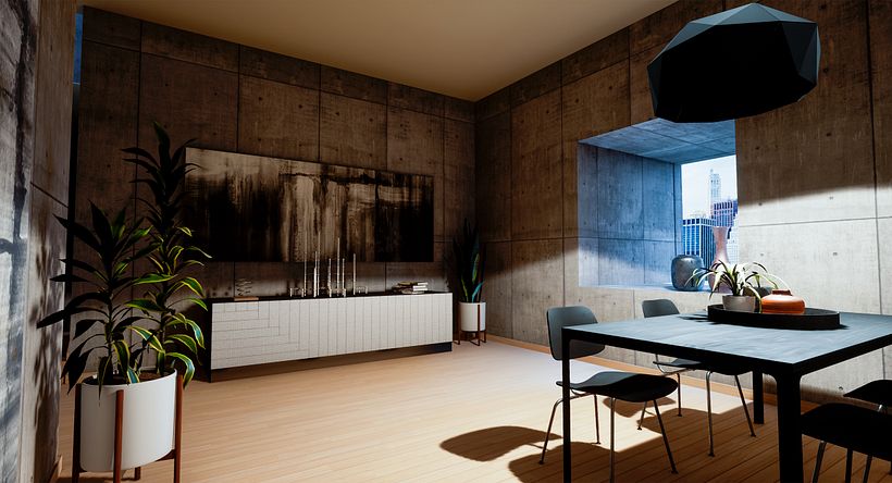 Mi proyecto del curso: Infoarquitectura de interiores con Unreal Engine 4 3