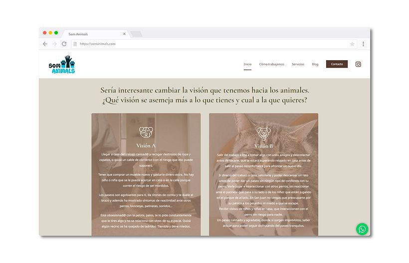 Página web para educadores caninos 5