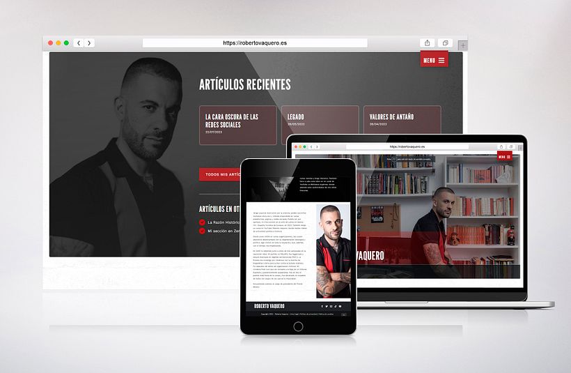 Tienda online para un líder político - Diseño Web