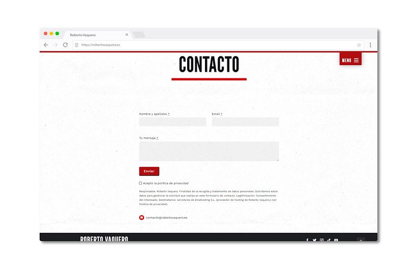 Tienda online para un líder político - Diseño Web