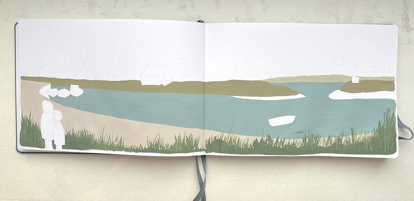 My project for course: Travel Sketchbook Illustration with Gouache 5