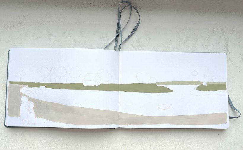 My project for course: Travel Sketchbook Illustration with Gouache 4