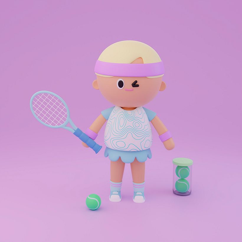 Mi proyecto del curso: Creación de personajes kawaii en 3D con Blender 1