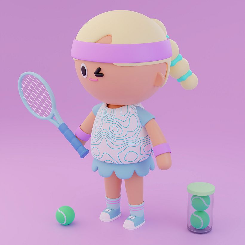 Mi proyecto del curso: Creación de personajes kawaii en 3D con Blender 2