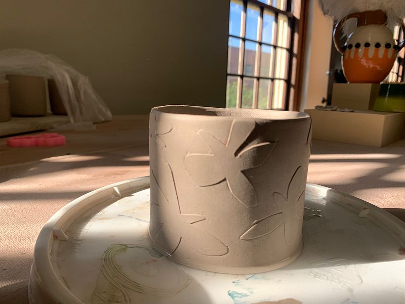 My project for course: Stamp Making for Textured Pottery 2