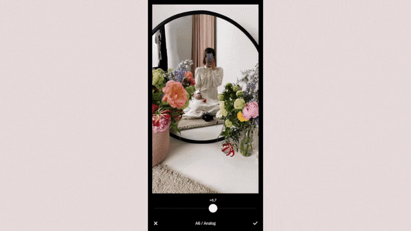 VSCO is the perfect application to work on the color and filters of your images.